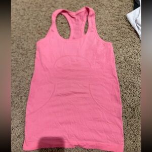 Lululemon coral pink swiftly tank size 4